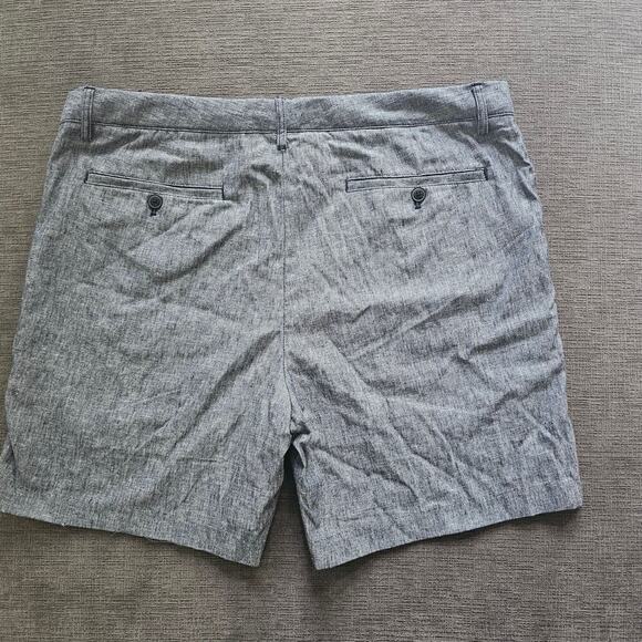 NWT Club Monaco Men's Blue Baxter Slim-Fit Chambray Shorts Size 36 - Picture 4 of 9